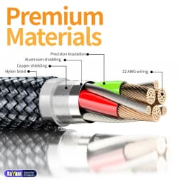 MFi Certified USB C to Lightning Cable 20W Nylon Braided Fast Charging Cord for iPhone 14-8 iPad AirPods 1m 2m 3m