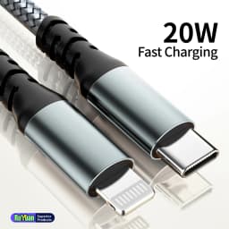 MFi Certified USB C to Lightning Cable 20W Nylon Braided Fast Charging Cord for iPhone 14-8 iPad AirPods 1m 2m 3m