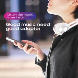 For IOS Adapter to 3.5mm Jack AUX Cable For iPhone 14 13 12 11 Pro Max Male To Female Adapter Headphone Converter Audio Splitter