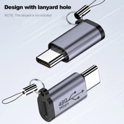 USB Type-C Adapter Type C To Micro USB Male To USB C Female Converters For Xiaomi Samsung Charger Data Cable USBC USB C Adapter