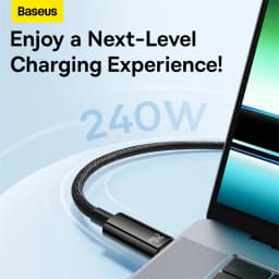 Baseus 240W USB C Cable Power Wire PD3.1 for MacBook Samsung iPhone 17 USB C to USB C PD Cable 48V 5A Fast Charging Type C Cable