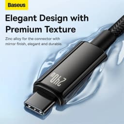 Baseus 240W USB C Cable Power Wire PD3.1 for MacBook Samsung iPhone 17 USB C to USB C PD Cable 48V 5A Fast Charging Type C Cable