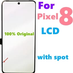 Original LCD For Google Pixel 8 LCD For Google Pixel 8 Display LCD Screen Touch Digitizer Assembly With Dot
