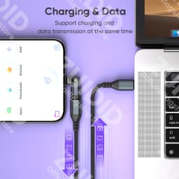 9-Pin USB C to Type C Magnetic OTG Adapter PD240W USB C Fast Charging Data Converter for iPhone 15 16 MacBook Pro Samsung Xiaomi