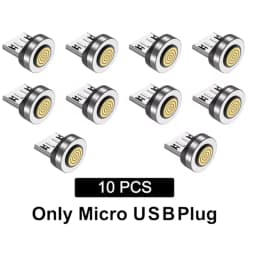 10Pcs 7 Pin Magnetic Tips for Magnetische Cable Micro USB Type C Replacement Plug Dust Plug for Samsung Xiaomi