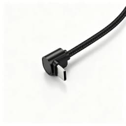 100W 90 Degrees Braid 0.25m/0.5m/1m/2m 4A Quick Charger Elbow USB C to Type C  Cord PD Cable For iPhone Samsung Xiaomi Macbook