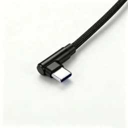 100W 90 Degrees Braid 0.25m/0.5m/1m/2m 4A Quick Charger Elbow USB C to Type C  Cord PD Cable For iPhone Samsung Xiaomi Macbook
