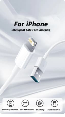10PCS PD 35W USB Charger Cable for iPhone 14 8 7 6S Plus 13 12 Pro XS Max XR SE Fast Charging Cord Data Sync Line 1m 1.5m 2m