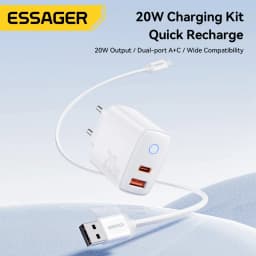 Essager PD 20W USB Type C Fast Charger Set Quick Charge 4.0 3.0 QC PD Charger For iPhone 17 16 15 14 13 12 Pro Max Phone Charger