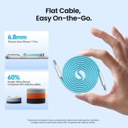 Vention Magnetic Cable 240W USB-C Cable Type C to Type C Fast Charge Cord for iPhone 17 16 15 Pro Max Samsung S26 Macbook Type