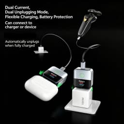 KEBIDUMEI 140W Smart Auto Power-off Phone Charge Separator Digital Display Type-C Fast Charging Data Cable Overcharge Protection