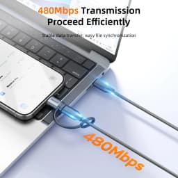 SUNKANDI Lighting To Type C Adapter Fast Charging IP Female to USB C Male Connector For iPhone 15 14 13 12 11 Pro IPad Converter