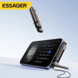 Essager USB C to Type C OTG Adapter Foldable Adapter 240W Fast Charge Converter Multifunction Phone Charge Bracket for iPhone