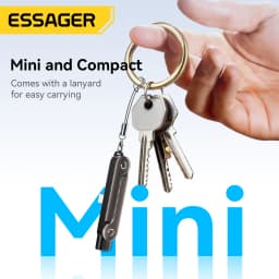 Essager USB C to Type C OTG Adapter Foldable Adapter 240W Fast Charge Converter Multifunction Phone Charge Bracket for iPhone