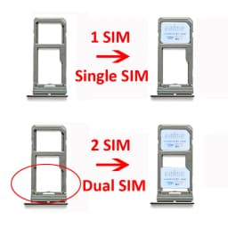 For Samsung S10 G973F G973 Phone New SIM Card Tray Housing Micro SD Card Holder Pocket For S10 Plus S10+ G975F G975