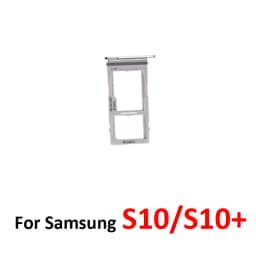 For Samsung S10 G973F G973 Phone New SIM Card Tray Housing Micro SD Card Holder Pocket For S10 Plus S10+ G975F G975