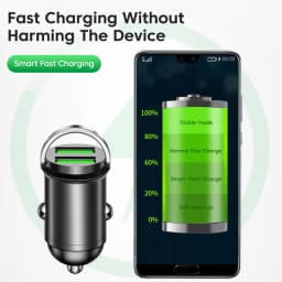 Dual USB Car Phone Charger 200W QC3.0 USB Fast Charging Car Charger With Pull Ring Cigarette Lighter Adapter For Mobile Phones