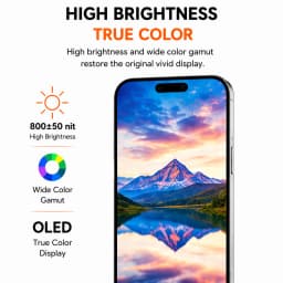 120Hz Soft OLED Screen for iPhone 13 14 15 16 17 Pro Max Plus 17Air DD OLED Display 3D Touch Digitizer Replacement