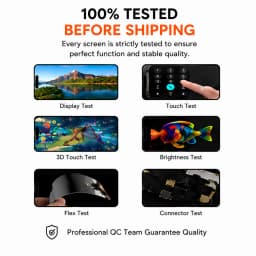 120Hz Soft OLED Screen for iPhone 13 14 15 16 17 Pro Max Plus 17Air DD OLED Display 3D Touch Digitizer Replacement