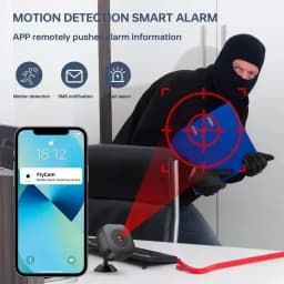 Lenovo Security Mini Camera 8K HD Full Surveillance WiFi Two-way Audio Infrared Night Vision Motion Detection Home Pet Monitor