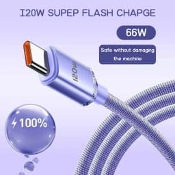 120W 6A Super Fast Charge USB Type C Cable Phone Charger USB Data Cord For Xiaomi 17 Pro Max 15 Realme Huawei Quick Charge Wire
