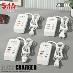 6 in 1 USB Charger PD Type C Fast Charging Wall Charger Multiport USB TypeC Hub Adapter EU/US Plug Quick Charger Expander Socket