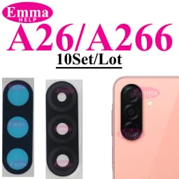 Replacement Back Rear Camera Glass Lens For Samsung A56 A07 A17 A06 A16 A26 A36 A52s A15 A55 A35 Camera Glass Glue Adhesive