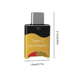 OTG Type C To Micro-SD TF Adapter Cardreader High Speed Card Reader Smart Memory Card Reader For Huawei Samsung Laptop