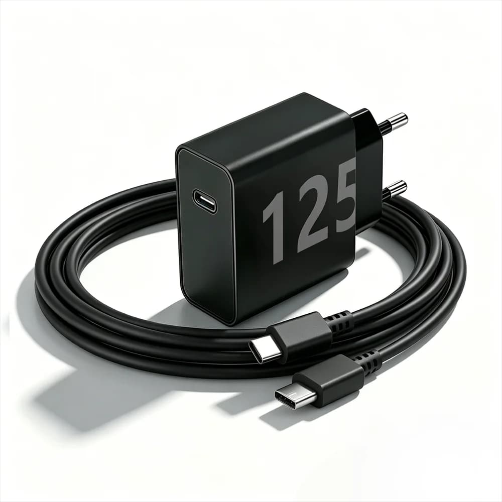 NEW Original 125W For Motorola Charger USB C Type-C Fast Charge For Motorola Phone Adapter 125W Fast Charging Cable Accessories