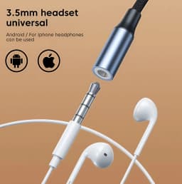 USB Type C To 3.5 Jack Earphone Adapter USB-C 3 5mm Audio Cable