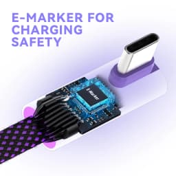 90° Elbow Fast Charging Game Cable PD 240W USB C to Type C Charge Cord 480 Mbps Data Transfer Cable for Phone Laptop Samsung