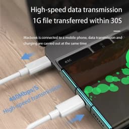 C to C 100W USB C to USB C PD Cable for iPhone 15 Pro Max iPad 10 MacBook Huawei Xiaomi Type C to Type C PD Fast Charging Cable