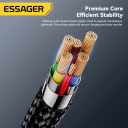 Essager 3A USB Type C Cable For iphone 15 Realme Huawei P60 Fast Charging Wire USB-C Charger Data Cord For Samsung Oppo Xiaomi