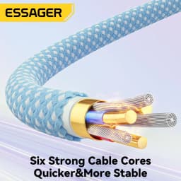 Essager 7A USB Type C Cable For Huawei Honor 100W/88W Fast Charging Charger USB C Data Cord Cable For Oneplus Samsung Xiaomi 3M