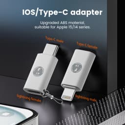 Olaf USB C To Lightning Adapter Fast Charging Type C Female to iOS Male Converter For iPhone 15 14 13 USB C Lightning Adapter