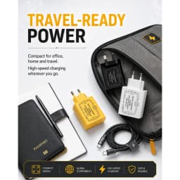 240W GAN Mechanical Multi-Port Fast Charger Portable Travel Power Adapter EU US Plug Widely Compatible with Multiple Devices