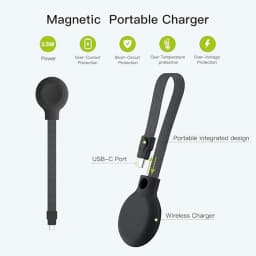 Bonola Lanyard Watch Charger Type C for Samsung Watch Ultra 8 7 6 5 Portable Magnetic Wireless Watch Chargers for Galaxy Watch