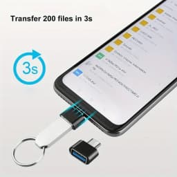 USB C OTG Optional (10 Sets) (5 Sets) USB C OTG to C Adapter; Mini to C; Micro to C; Multi- Adapter for Smartphones, Laptops, Ca