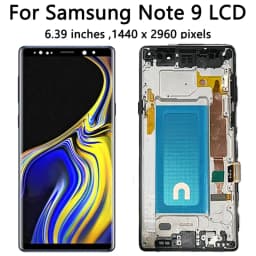 New Note9 LCD For Samsung Note9 LCD Display Touch Screen Digitizer Assembly For Samsung Note 9 N960F N960U N9600 LCD Frame