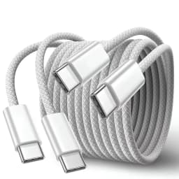 PD 60W Dual USB-C Fast Charging Braided Cable For iPhone 15 16 17Pro Max 15 Plus Type C to Type C Quick Charger Cable With Box