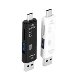 5 in 1 Type C Adapter Multifunction Usb Micro TF SD Memory Card Reader OTG For Mobile Phone Computer Smartphone Dock OTG Adapter