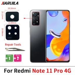 Rear Camera Lens For Xiaomi Redmi Note 13 12 11 Pro Plus 5G 4G Back Camera Glass Lens With Glue Adhesive Sticker