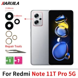 Rear Camera Lens For Xiaomi Redmi Note 13 12 11 Pro Plus 5G 4G Back Camera Glass Lens With Glue Adhesive Sticker