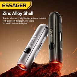 Essager 2 In 1 Type-C Cigarette Lighter Mobile Air Blowing Lighter Can Be Carried On The Plane Outdoor Safety USB-C Mini Lighter
