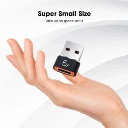 6A USB To Type C OTG Adapter 120W USB-C Male To Type-c Female Charger Converter for Macbook Samsung Data Transfer Adapter