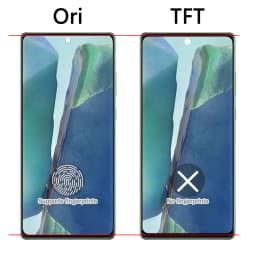 TFT Screen For Samsung Note20 LCD N980F N981B N981N N981U Display Touch Screen Digitizer Note 20 5G Display with Frame