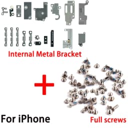 1set Full Screws + Inner Metal Bracket Holder For iPhone 5S SE 6 6S 7 8 Plus X XR XSMAX 11 Pro Max Inside Small Iron Parts1set