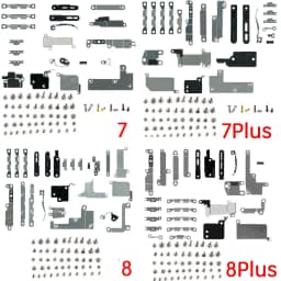 1set Full Screws + Inner Metal Bracket Holder For iPhone 5S SE 6 6S 7 8 Plus X XR XSMAX 11 Pro Max Inside Small Iron Parts1set