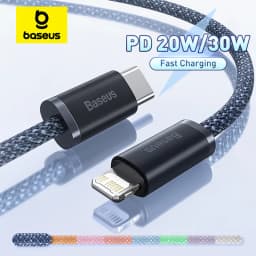 Baseus USB C Cable For IPhone 14 13 12 11 Pro Max XS 20W 30W Fast Charging Cable Type C To Lighting Date Wire For iPad Macbook