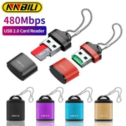 NNBILI Micro Memory Card Reader Portable Mini Mobile Phone Storage Card High Speed USB Adapter for Laptop Computer Accessories
